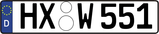 HX-W551