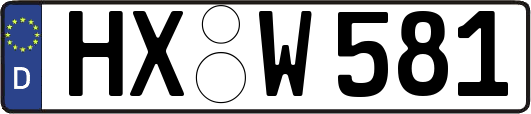 HX-W581