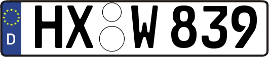 HX-W839