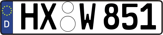 HX-W851