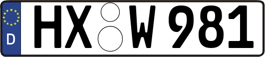 HX-W981