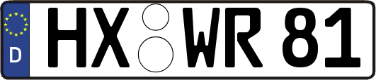 HX-WR81