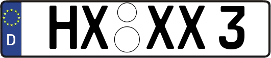 HX-XX3