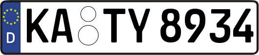 KA-TY8934