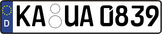 KA-UA0839