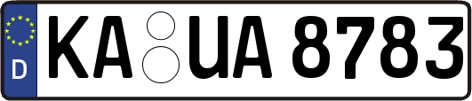 KA-UA8783