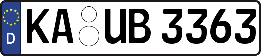 KA-UB3363
