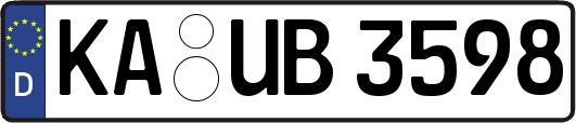 KA-UB3598