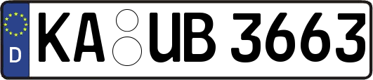 KA-UB3663