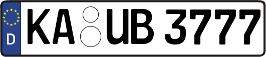 KA-UB3777