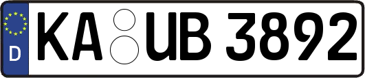 KA-UB3892