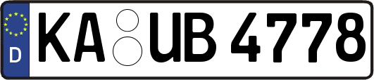 KA-UB4778