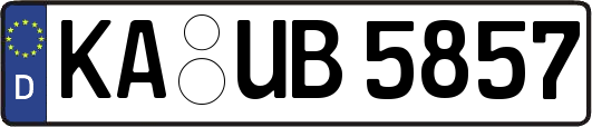 KA-UB5857