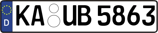 KA-UB5863