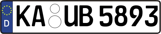 KA-UB5893