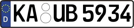 KA-UB5934