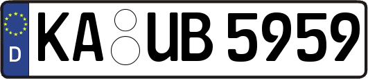 KA-UB5959