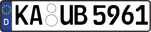 KA-UB5961