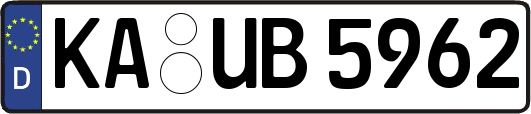 KA-UB5962