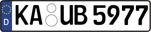 KA-UB5977