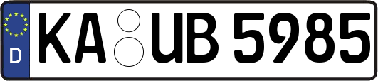 KA-UB5985