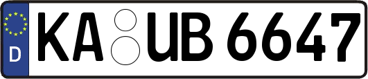 KA-UB6647
