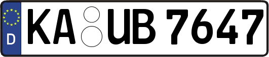 KA-UB7647