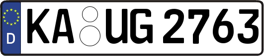 KA-UG2763