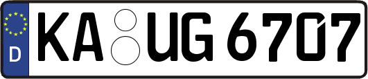 KA-UG6707