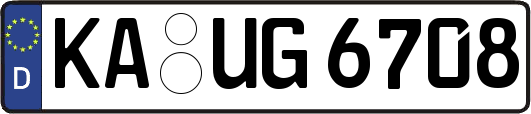 KA-UG6708