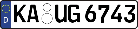 KA-UG6743