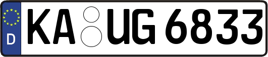 KA-UG6833