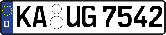 KA-UG7542
