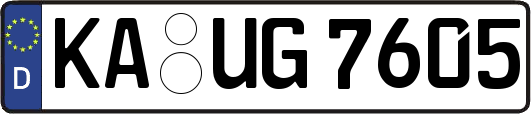 KA-UG7605