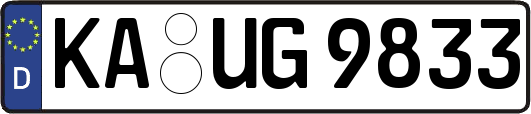 KA-UG9833