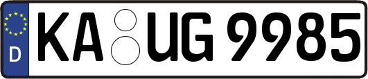KA-UG9985