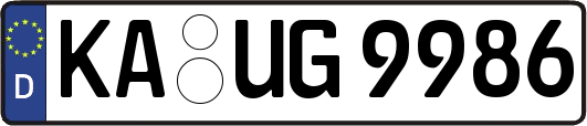 KA-UG9986
