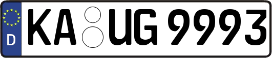 KA-UG9993