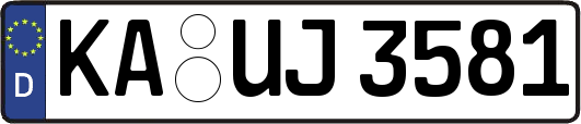 KA-UJ3581
