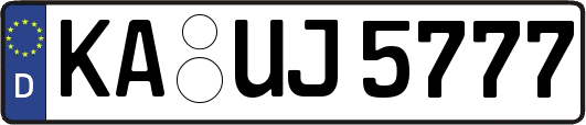 KA-UJ5777