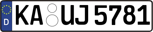 KA-UJ5781