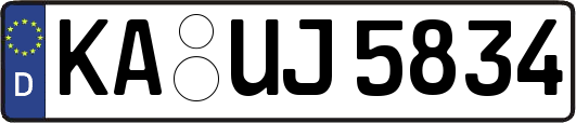 KA-UJ5834