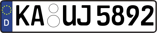 KA-UJ5892