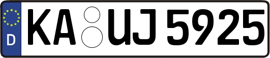 KA-UJ5925