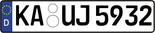 KA-UJ5932