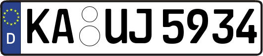 KA-UJ5934