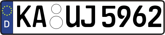 KA-UJ5962