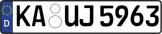 KA-UJ5963