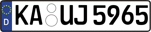 KA-UJ5965