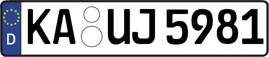 KA-UJ5981